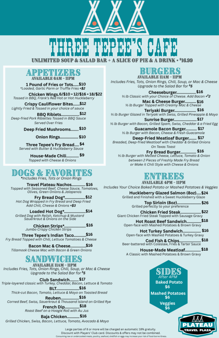Three Tepees Menu (11 x 17 in) (1)